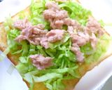 せん切りキャベツ・ツナ・醤油麹のトースト作り方3写真