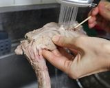 さっぱり鶏がらスープ(ラーメン用)作り方1写真