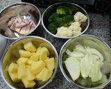 牛乳＆豆乳のホワイトシチュー作り方1写真