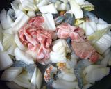 八宝菜をもっと手軽に♪エビと白菜の塩炒め作り方3写真