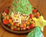 キャラチョコケーキ　ツリーとピカチュウ作り方13写真