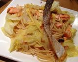 安い！旨い！塩鮭とキャベツのパスタ☆作り方9写真