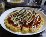 ビニール袋で混ぜるおからのお好み焼き②作り方10写真