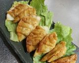 餃子の皮で☆簡単！かぼちゃチーズ揚げ作り方7写真