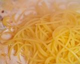 ✿鶏肉と椎茸の溫♥ミルクスープパスタ✿作り方6写真