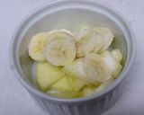 たっぷりフルーツのホットミルクスープ作り方1写真