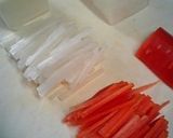 ゆずの香ほのかに色鮮やかな紅白なます作り方1写真