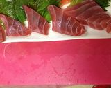醤油麹わさびのお刺身作り方1写真