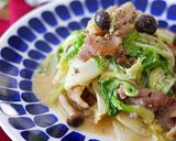 ランチ♪豚肉と白菜で豆乳ピリ辛味噌うどん作り方5写真