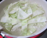 ささみとキャベツの胡麻和え（油揚げ添）作り方1写真