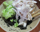 ささみとキャベツの胡麻和え（油揚げ添）作り方4写真