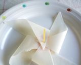 春巻皮で簡単♪バナナの風車揚げ作り方4写真