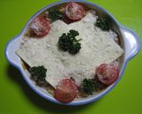 残ったカレーで♪お漬物入りカレードリア風作り方2写真
