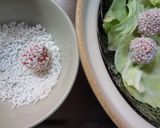 ひな祭り＆お祝いに♪紅白もち米蒸しだんご作り方4写真