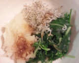 水菜とちりめんと大根の和え物作り方3写真