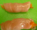 簡単☆ヘルシー☆ささみのにんじん巻作り方8写真