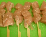 ヘルシーささみの焼き鳥☆簡単タレも手作り作り方2写真