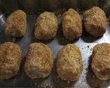 里芋の煮物で作る揚げないコロッケ作り方3写真