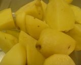 簡単☆ホットミルクをいれてポテトサラダ☆作り方5写真