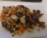 筑前煮リメイク☆お好み焼き粉で中華まん作り方3写真