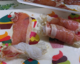 エノキとしらたきの豚肉巻き作り方3写真