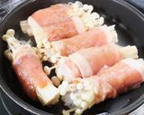エノキとしらたきの豚肉巻き作り方5写真