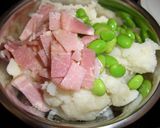 枝豆とベーコンのポテトサラダ♡作り方5写真