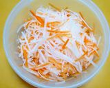 おせちの彩りに☆ゆず茶deカラフルなます作り方3写真