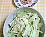 お手軽キャベツのホットサラダ作り方1写真