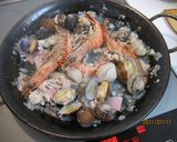 スペイン居酒屋風バレンシアパエリア作り方3写真
