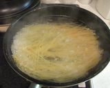 生ハムパスタ　ほうれん草入　手抜きだけど作り方2写真