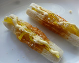 ちくわと沢庵のマヨチー焼き作り方3写真