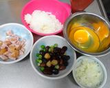 おせちのお豆で簡単オムライス♡作り方1写真