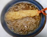 年越しそば・長ねぎたっぷり、海老天入り作り方6写真