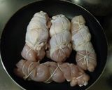 安くても豪華に見えるクルクル煮鶏作り方2写真