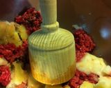 イラン料理！じゃがいもハーブのハンバーグ作り方3写真
