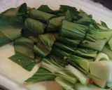 緑野菜の豚汁作り方3写真