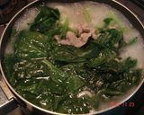 緑野菜の豚汁作り方6写真