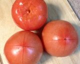 トマトの丸ごとスープ作り方2写真