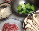 生活クラブの豚肉と長芋の炒め物作り方1写真