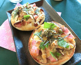 厚切りベーコンと椎茸の和トースト作り方5写真