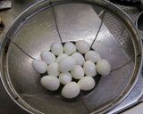 ウズラの味卵作り方1写真