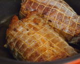 キウイで柔らかな我が家の焼き豚煮作り方2写真