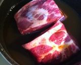 コツなし簡単★豚ブロック肉の中濃ソース煮作り方1写真