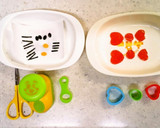 キャラ弁＊ペタペタキティちゃん作り方1写真
