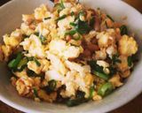 フライパンで5分☆簡単卵納豆そぼろ作り方4写真