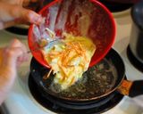 ♪年越しそば餅入りエビエビかきあげのせ♪作り方6写真