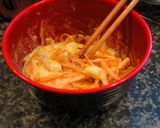 ♪年越しそば餅入りエビエビかきあげのせ♪作り方4写真
