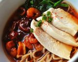 海鮮あんかけ鶏そば作り方6写真
