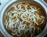 寒い夜には…〆は饂飩で！俺流の海鮮寄せ鍋作り方6写真